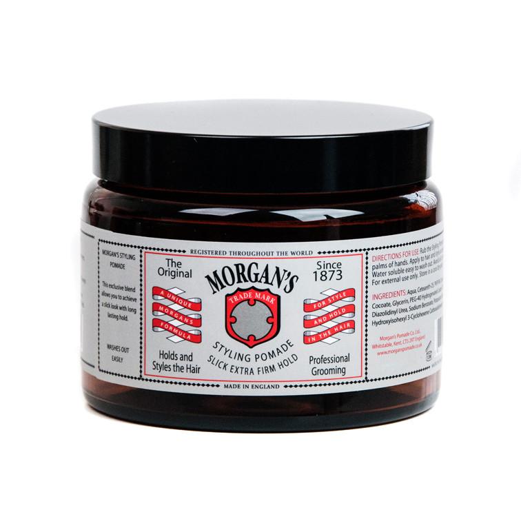 Morgan's Pomade Starker Halt 500 | Starker Halt 500 | Barbersconcept | Exklusive pomadenmischung, mit lang anhaltendem starken halt