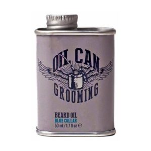 Oil Blue Collar | BEARD OIL - BLUE COLLAR ÖL FÜR DEN BART OIL CAN – GESCHMIEDET FÜR DICH. | Barbersconcept