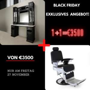 Black Friday bot ausschließlich klassische Friseurmöbel mit Bremsfriseurstuhl an. Friseursalon-Friseurkonzept Klassische Friseurmöbel Friseursalon-Friseurstühle Luxusfriseurstühle